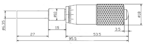 MHF25-1P,25mm,마이크로미터,마이크로미터 헤드,에스에이치코리아,MICROMETER HEAD,SHKOREA
